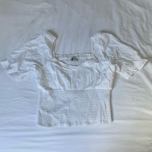 UNWORN Abercrombie & Fitch White Blouse